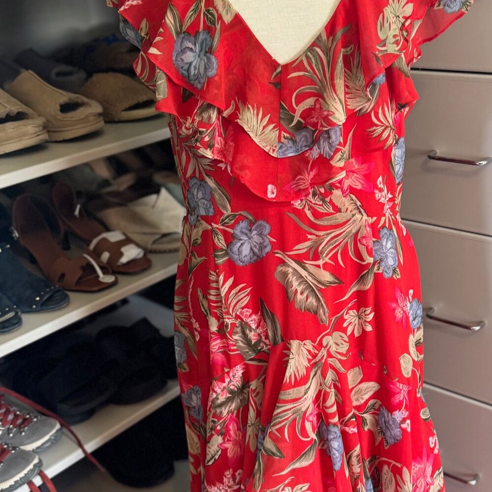 Wayf Floral 'Chelsea' Tiered Ruffle Maxi Dress